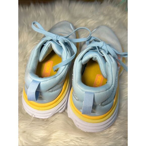 Hoka One One Bondi 8 Womens 9 Shoes Blue Running Sneaker - Picture 3 of 6